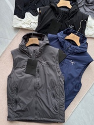 外國預訂 3色選 Arcteryx 刺繡logo Nuclei Vest M 防風保暖 連帽棉服馬甲背心 外套