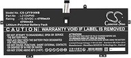 Eotdoo 4700mAh Battery Replacement for LEN0V0 Part No.: 5B11D97138, 5B11D97141, L21B4PH0, L21C4PH0, 