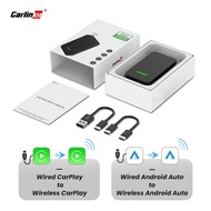 Carlinkit 5.0 CarPlay แอนดรอยด์ตัวรับสัญญาณ WiFi แบบพกพา dongle สำหรับ OEM รถยนต์วิทยุพร้อมสายรถยนต์ /android AUTO