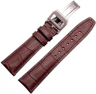 20mm/21mm/22mm Crocodile Skin Pattern Leather Watch Strap Band for IWC Portugieser Pilot's [IW35312 IW371401]