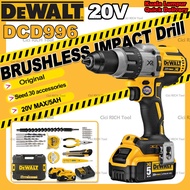 DEWALT DCD996 20V/5.0AH 160N.M Cordless Impact Drill Free multiple accessories Screwdriver 3 Mode 2 