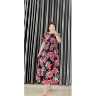 💥READY STOCK💥 LONG DRESS WOMEN VIETNAM FLORAL BIG SIZE