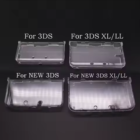 1PCS Plastic Clear Crystal Protective Hard Shell Skin Case Cover For 2DS NDSL DSI NDSi XL 3DS XL New