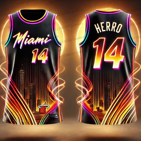 Basketball T-shirt For Men USA Miami Style Taylor Hiro Jersey Basketball Boy Jersey Kits Original De