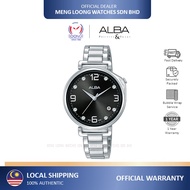 ALBA Ladies Watch AG8J25X Stainless Steel Bracelet Date Analog 100% Original Jam Perempuan