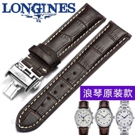 New Leather Watch Strap Replacement Watch Strap Longines Genuine Leather Original Men and Women Famo