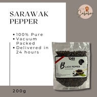 [200G] Orispice 100% Pure Sarawak Black Peppercorn / Lada Hitam Biji (Vacuum Packed)