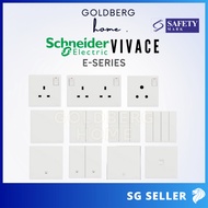 [SG Seller] Schneider Vivace E Switches & Sockets White | Goldberg Home