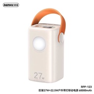 พาวเวอร์แบงค์Remax. 60000mAh. RPP-123 ของแท้100% พร้อมส่ง (มี มอกรับประกันนานถึง 1ปี )