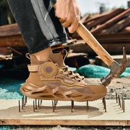 2025New Safety Shoes Men Women Trendy Work Boots Lightweight Low Cut Steel Toe Caps U4JW