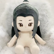 ☂40CM Grandmaster of Demonic Cultivation MDZS Lan Wangji Soft Plush Doll Body Dress Up Stuffed#Y@4