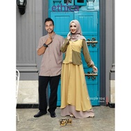 SARIMBIT 2021 ELFA 169 FAMILY EID CLOTHES/ MUSLIM COUPLE CLOTHES/ FAMILY UNIFORM/ EID UNIFORM/ MUSLI
