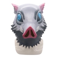 NEW Wild Boar Head Mask Anime Demon Slayer Hashibira Inosuke Cosplay Accessory Party Costume Props A