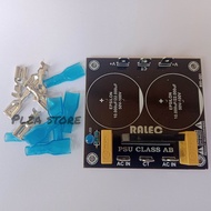 Pcb Psu isi 2 elco plus komponen Pcb psu 2 elko class AB  untuk power amplifier