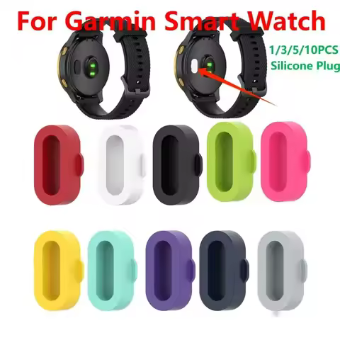 Silicone Dustproof Plug Cover Case for Garmin Fenix 7X 7 7S Forerunner 265 265S 965 Smartwatch Charg