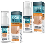 NUVADERMIS Scar Gel - Scar Cream for Surgical Scars - Transparent Gel Formula with Retinol and Vitam