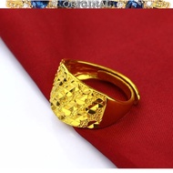 Pure 916gold pierced starry couple ring 916 916gold ring in stock