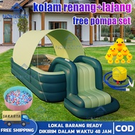 (free pompa set) kolam renang anak free pompa / kolam renang anak anak jumbo / kolam renang anak ana