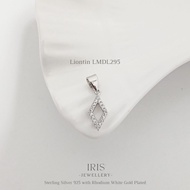 [Iris Jewellery] - LMDL295 Pendant - 925 Sterling Silver Plated 18K White Gold