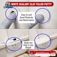 White Sealant Clay Filler Putty Waterproof Mud Sealing Paste Hole Wall Repair Foam Pipe Cracks Protection