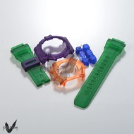 (Vcustom) G-9300 MUDMAN MATTE " JOKER " BAND AND BEZEL WATCH STRAPS