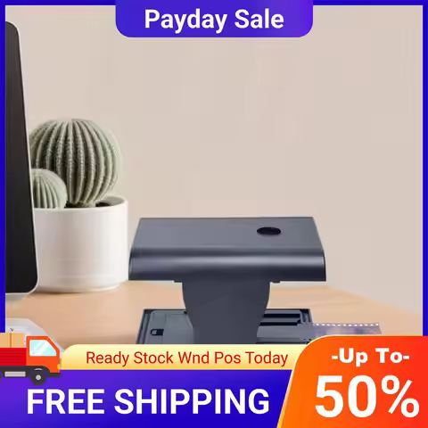 Slides and Negatives Film Scanner with LED Backlight Digital Photo Converter Slide Film Viewer Scann