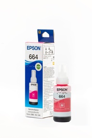 Epson T664 Ink Bottle (Black Cyan Magenta Yellow)