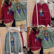 (TD) Cute Beautiful Bear sweater sweater Coat-A859