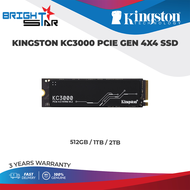 KINGSTON KC3000 PCIE GEN4x4 SSD (512GB, 1TB, 2TB)