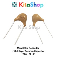 Monolithic Capacitor / Multilayer Ceramic Capacitor (220 , 22 pF)
