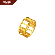 Top Cash Jewellery 916 Gold Quad Ancient Coin Ring