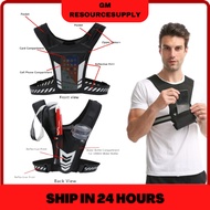 Running Vest Reflective Vest Pouch Phone Holder Vest for Training Running Cycling Key and Card Holde