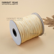 เชือกหนังเกาหลี ขนาด 1-1.5มม. ยาว5เมตร เชือกคอตตอนเกาหลี WAX สำหรับทำสร้อยคอ ข้อมือ พวงกุญแจ สายคล้อ