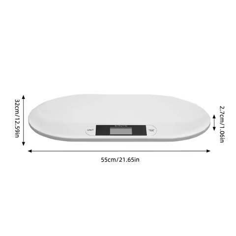 Baby Weighing Scale 20kg/44.09lbs, Battery Powered Weighing Scale for Weighing Babies, Rabbits, Cats