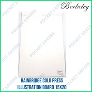∣ ① ◆ BAINBRIDGE Cold Press Illustration Board (15 x 20 / 10 x 15 inches) Berkeley