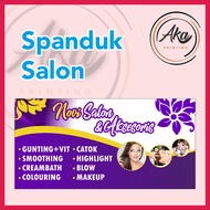 Aka Printing/ Spanduk Salon Bisa Request / Banner Keperluan Dagang / Banner Eyelash / Banner Salon /