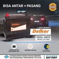 Kia Rio 2012 / 2019 Car Battery Delkor Mf 55D23L Dry Battery Mf