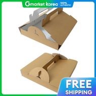 Bloom at Home Kraft Handle-Type Pizza Box 13-Inch 10 Count