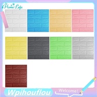 [HoME&amp;life] 20PCS 35X38.5Cm 3D Wall Stickers Self Adhesive Foam Brick Room Decor DIY Wallpaper Wall Decor Wall Sticker