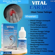Vital Ear Oil Ear Drops Liquid as an Antiseptic for the Ear Cavity Improves Blood Circulation, Ringi
