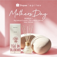 Epitex Mother’s Day Bundle Soficool Cushion + Tea in Bloom Diffuser | Relaxing Set