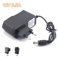 AC to 100-240V DC 12V 0.5A 500mA Camera Power Adapter Supply Charger Charging adapter for LED Strip Light 5.5mmx2.1mm E14