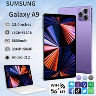 SAMSUNG Galaxy A9 16GB+512GB tablet Android 10.1/12.0 inci tablet layar besar Wifi 5G tablet tablet gaming