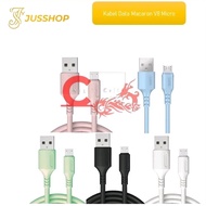 Macaron Data Cable Micro Usb Fast Charging Data Cable V8 Colorful Data Cable