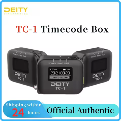 DEITY TC-1 KIT Wireless Timecode Box Generator Portable Microphone Time Coder for Video Recording Ti