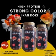 Aslamba Pelet Pakan Ikan Koki 300 gr Pakan Ikan Koi Makanan Ikan Hias Gold Fish Mas Koky Cupang Gupy