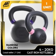 Vigor Fitness Cast Iron Kettlebell (4kg ,  kg , 8kg , 10kg , 12kg , 14kg , 16kg , 18kg , 20kg) / Ket