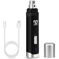 Casfuy Dog Nail Grinder Upgraded - Professional 2-Speed Electric Rechargeable Pet Nail Trimmer Painl