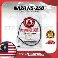 NAZA N5-250 / GD 250N / BLADE 650R THROTTLE CABLE (CONTROL CABLE) TAG NAZA N5 250CC 250