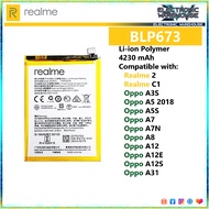 แบตเตอรี่ Battery for Realme 2 / Realme C1 BLP673 +ฟรีไขควง ประกัน6 เดือน